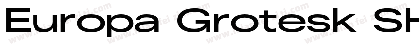 Europa Grotesk SH Extd字体转换